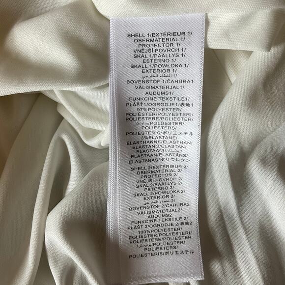 Aidan Mattox Sequined Strappy Back Long Column Evening Gown Silver Size 12 - Picture 9 of 11